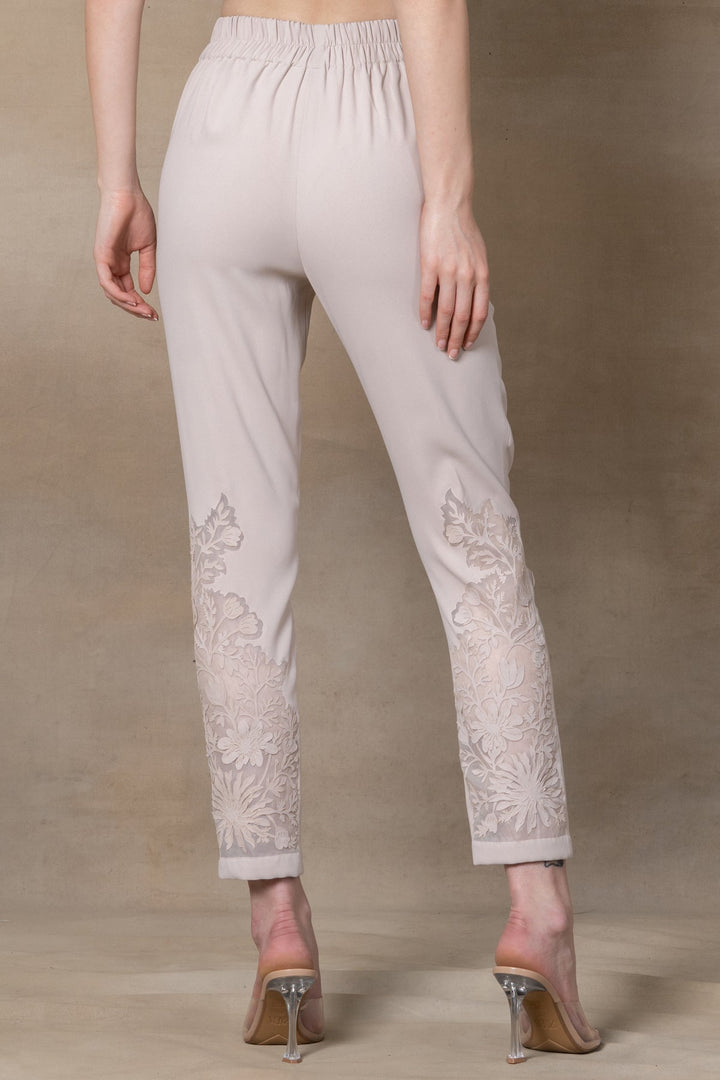Lace Pants 51 Beige