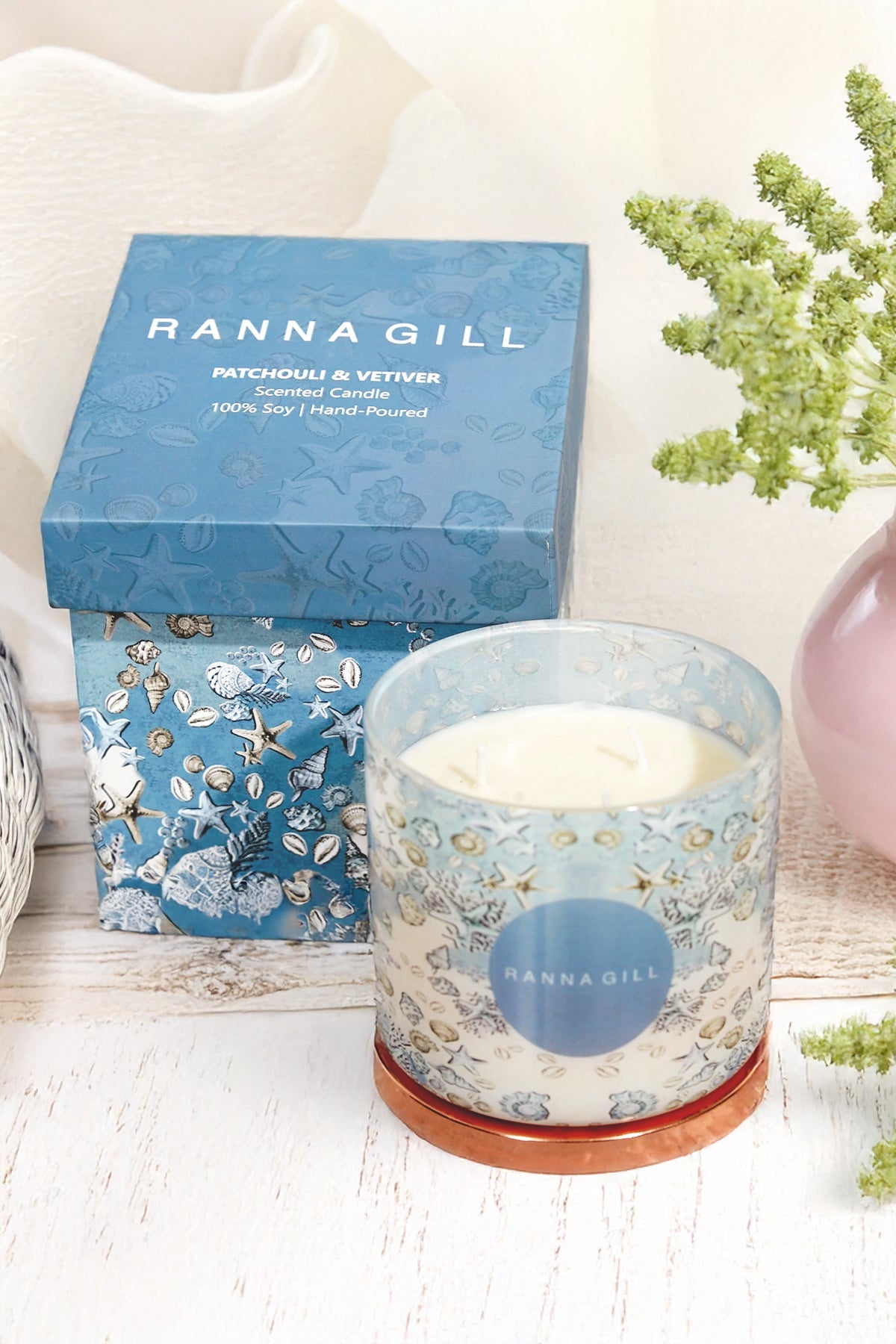 Patchouli & Vetiver Scented Candle