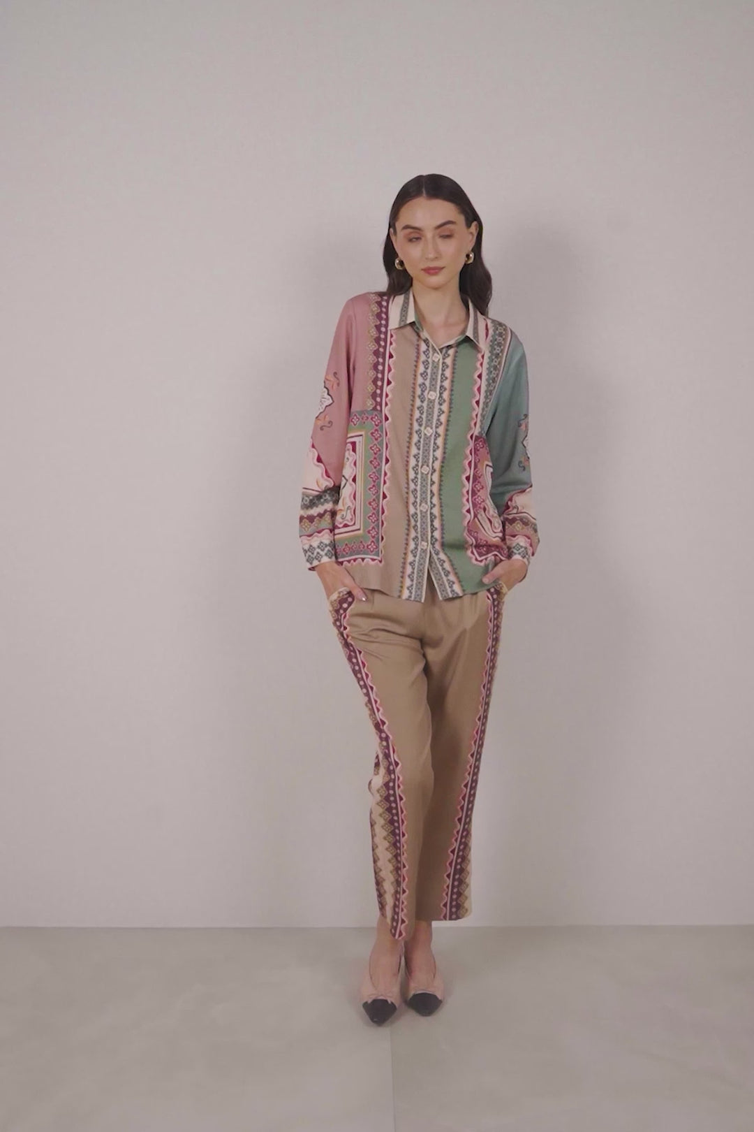 Eva Buttondown Shirt and Pants