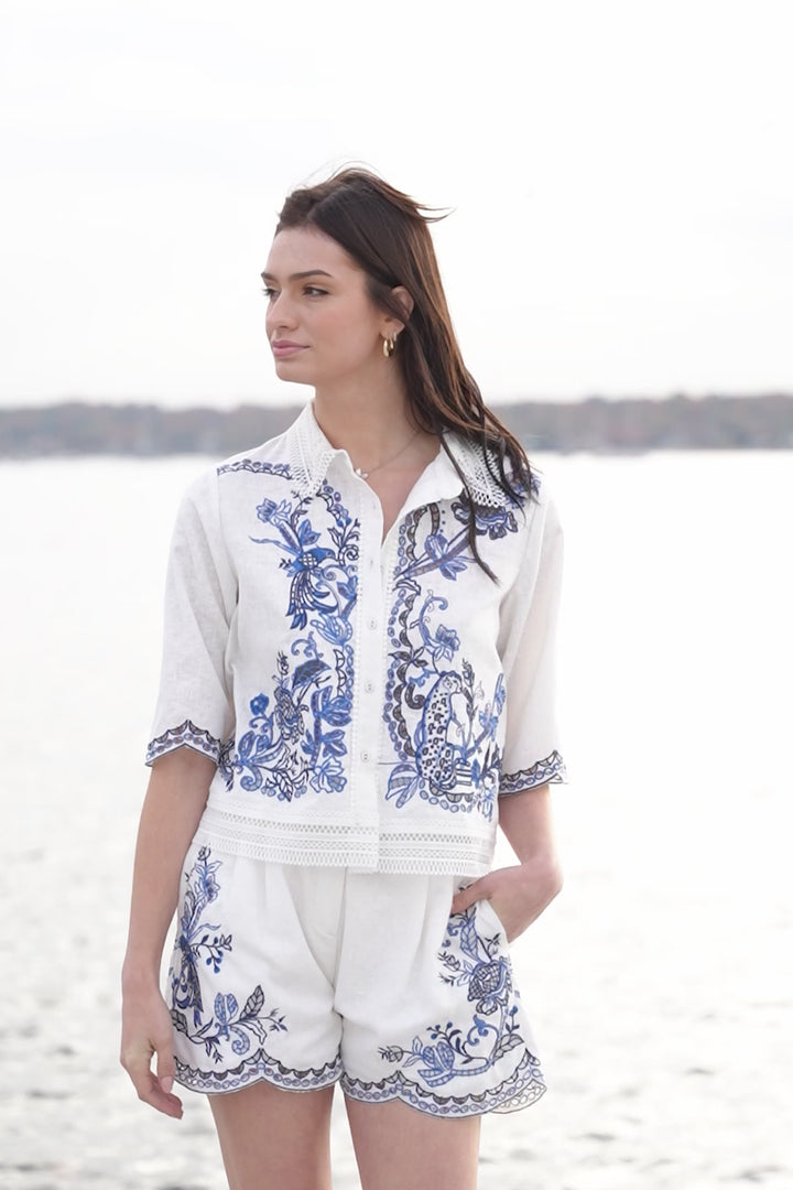 Perca Pleated Shorts