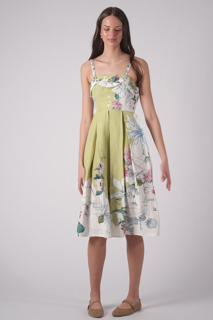 Dia Mirza in Marie Scalop Midi Dress