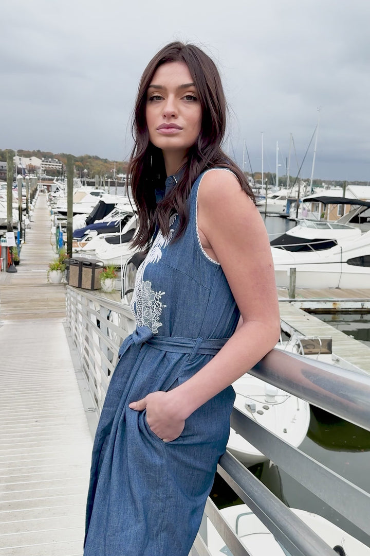 Odile Sleeveless Jumpsuit