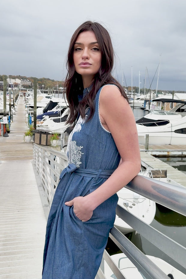 Odile Sleeveless Jumpsuit – Ranna Gill