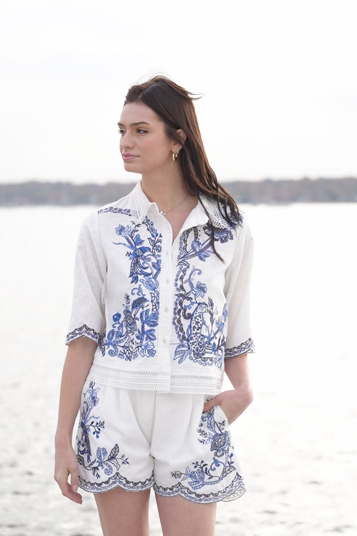 Zander Cropped Shirt