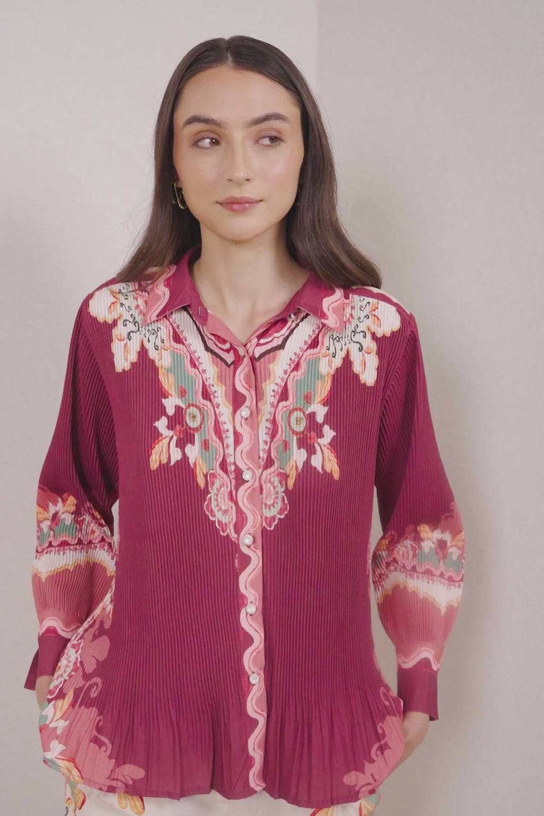Eli Pleated Shirt and Pants