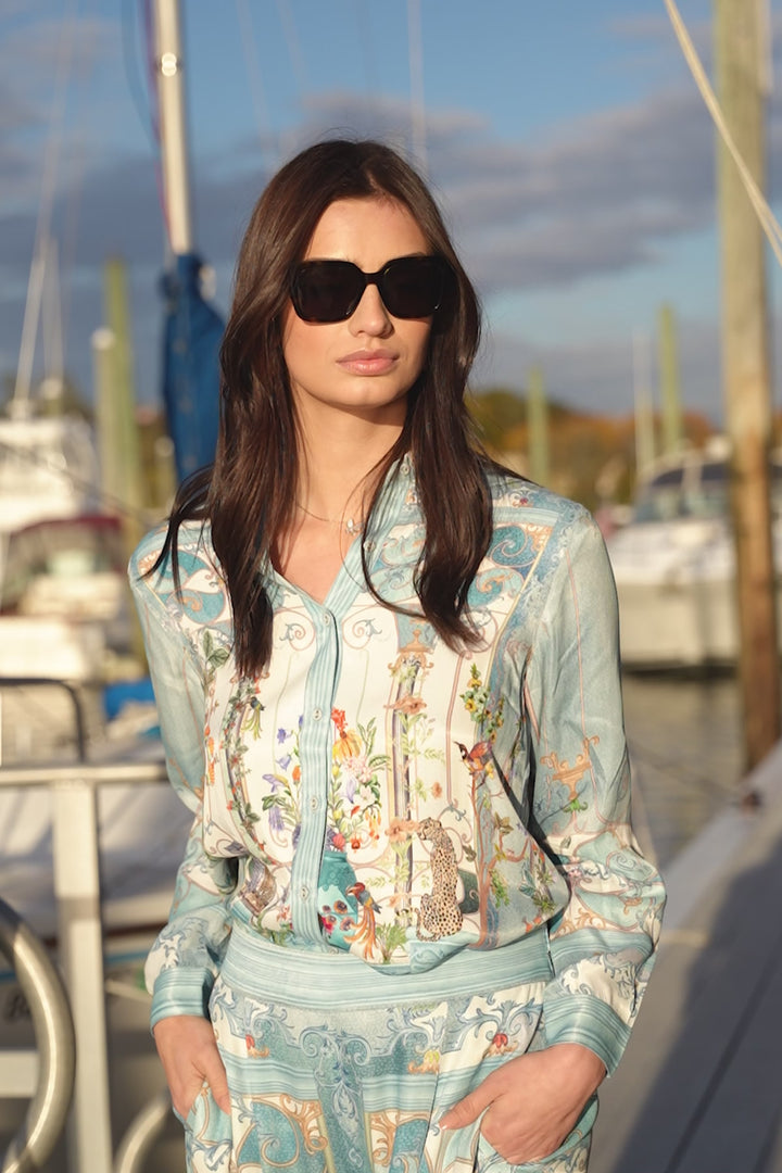Kuba Buttondown Shirt and pant set