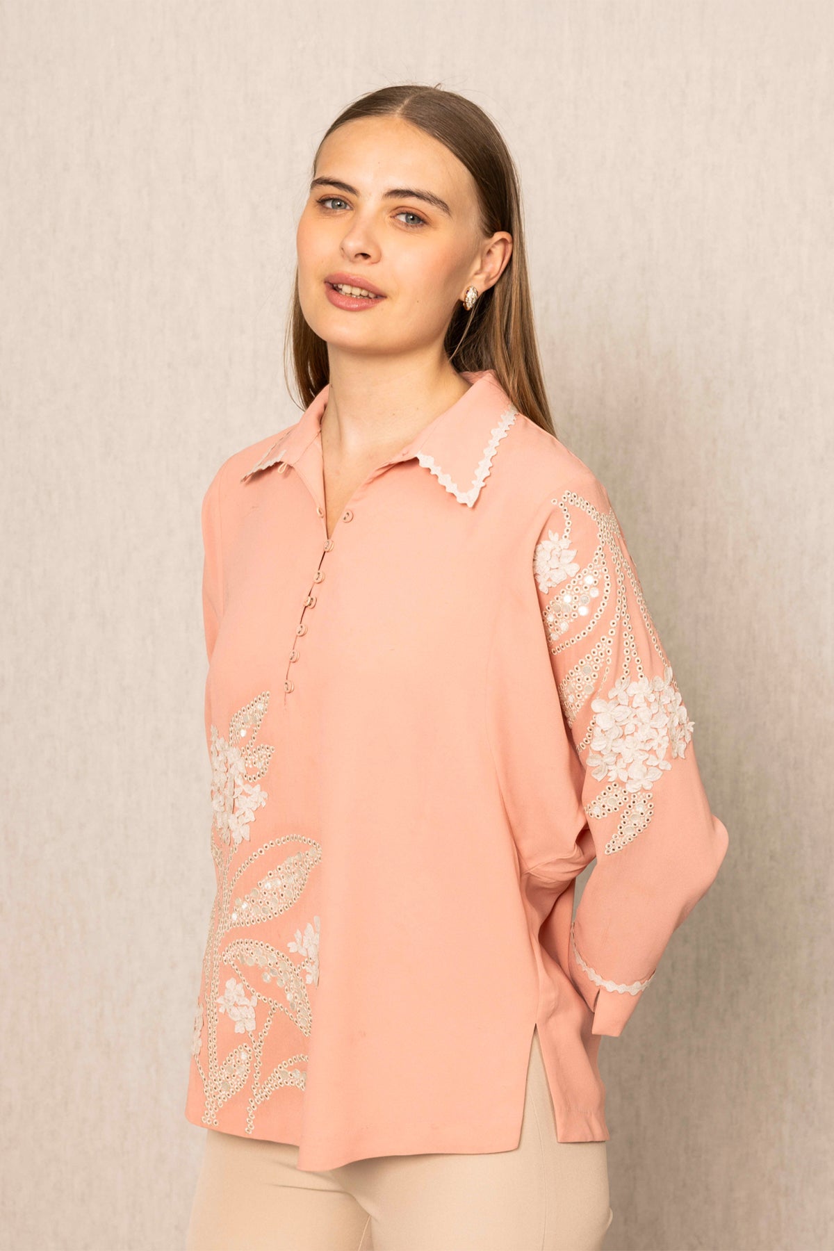 Meher Eyelet Top