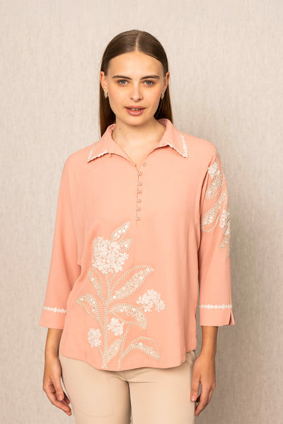 Meher Eyelet Top